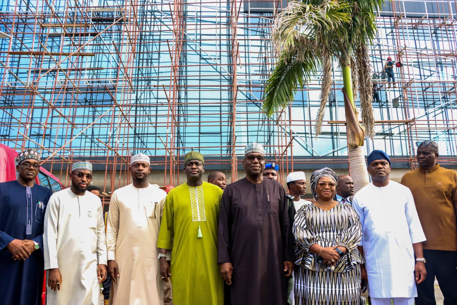 GOVERNOR ABDULRAZAQ INSPECTS ONGOING CONSTRUCTION OF MULTI-STOREY KWARA REVENUE HOUSE AHEAD OF COMMISSIONING